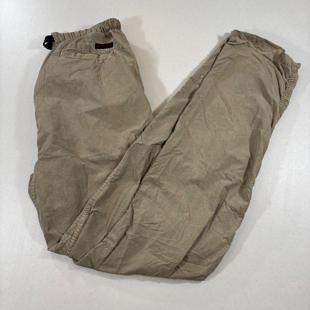 Vintage Gramicci Nylon Climbing Pants Tan Khaki Mens Large Made in USA Gorpcore